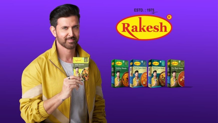 Rakesh Masala Welcomes Hrithik Roshan as Brand Ambassador